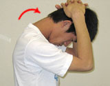 首のストレッチ